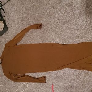 Heavyweight Brown Maxi Dress